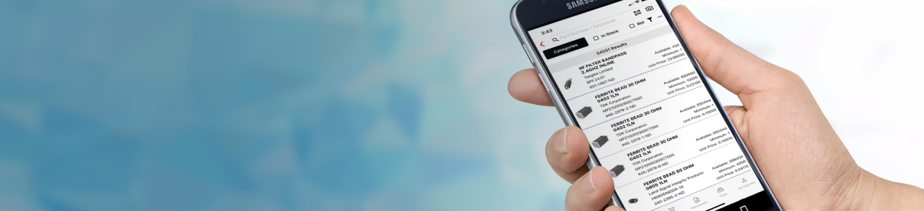 DigiKeys mobilappsida