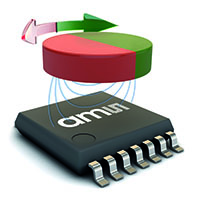 Image of ams OSRAM's AS5047P Magnetic Position Sensor